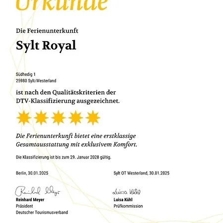 펜션 Sylt-royal